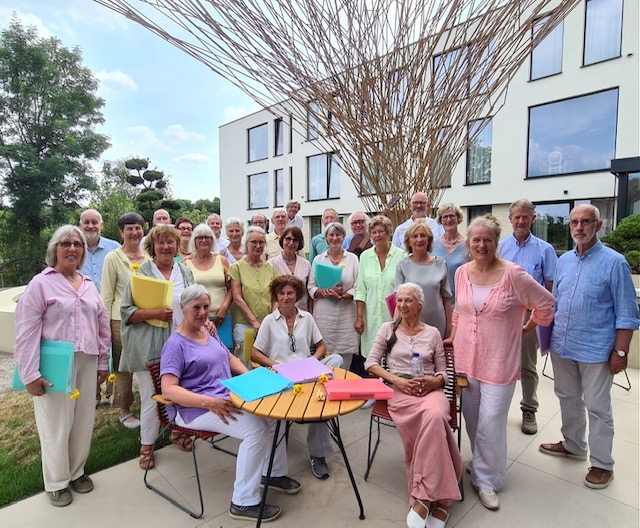 Juni 2023, Nieuwdauw na een concert van “Tournée Floréale” in WZC Hertog Jan, Kortenberg